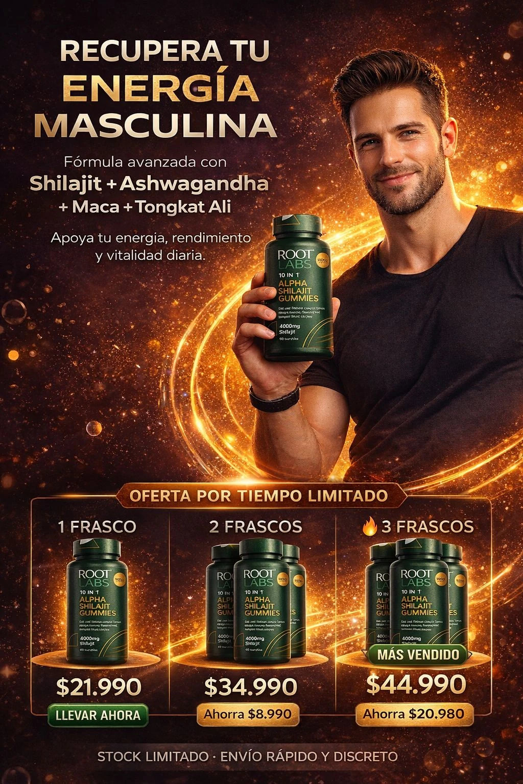 SHILAJIT ROOT LABS - 60 GOMITAS