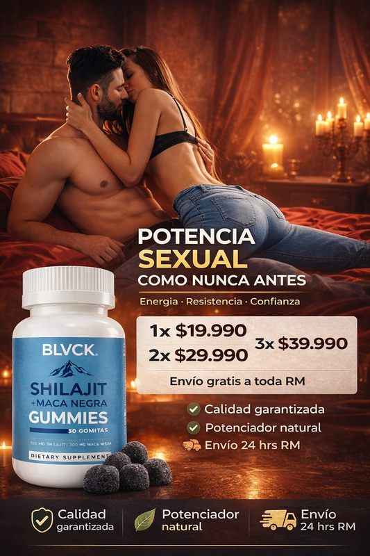SHILAJIT GUMMIES POTENCIADOR SEXUAL - 30 GOMITAS