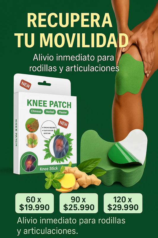 PARCHE PARA DOLOR DE RODILLA KNEE PATCH