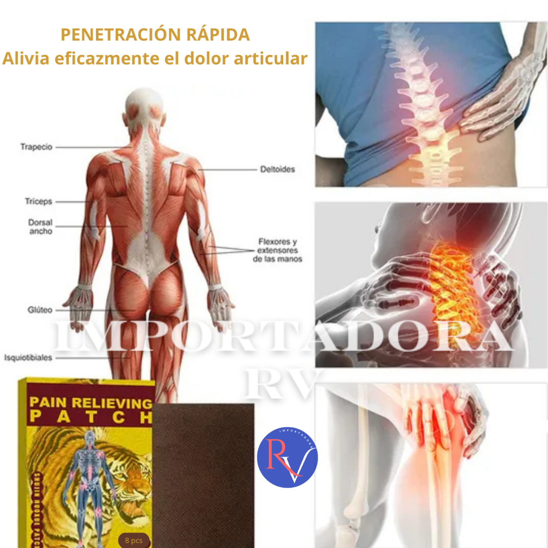 TIGRE POWER PATCH  (100% EFECTIVO PARA DOLORES MUSCULARES)