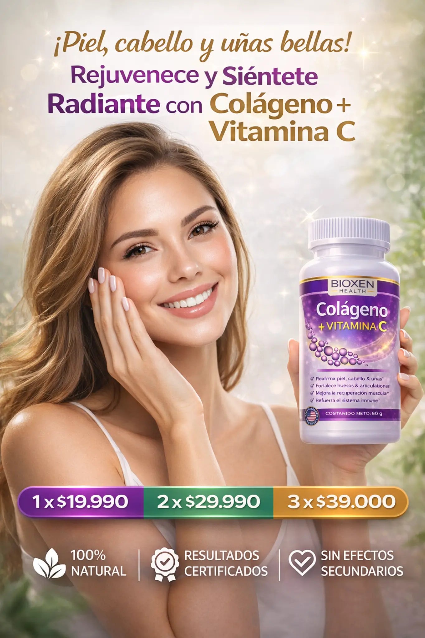 Colgeno + Vitamina C - 90 CAPS