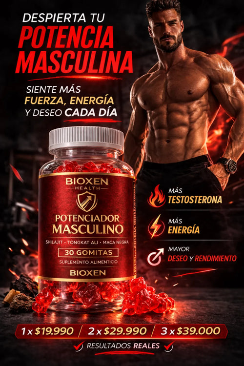 POTENCIADOR MASCULINO - 30 GOMITAS