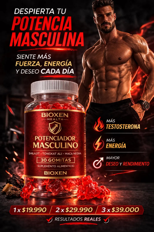 POTENCIADOR MASCULINO - 30 GOMITAS